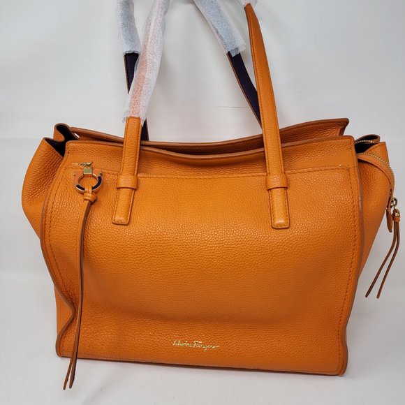 Salvatore Ferragamo Large Tote Satchel Bag - Picture 1 of 16